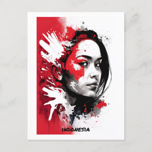 Indonesia Postcard - Portrait - World of Women