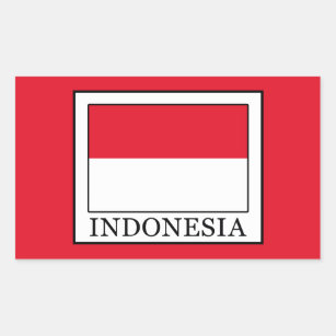 Indonesia Rectangular Sticker