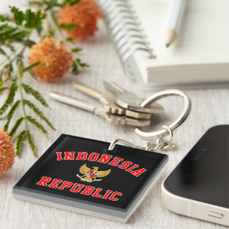 Indonesia Republic Keychain