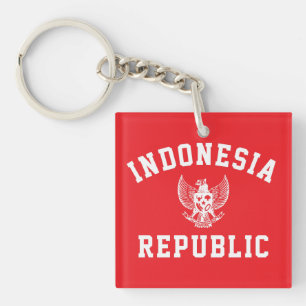 Indonesia Republic Keychain