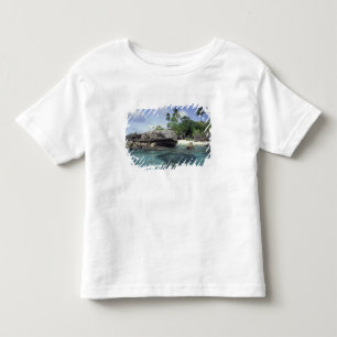Indonesia. Rock formations along shore Toddler T-shirt