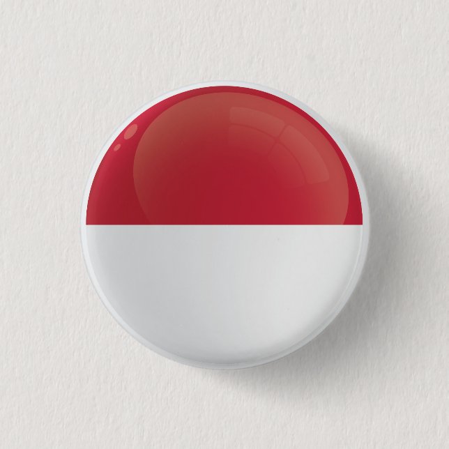 Indonesia  Round Icon Flag Button (Front)