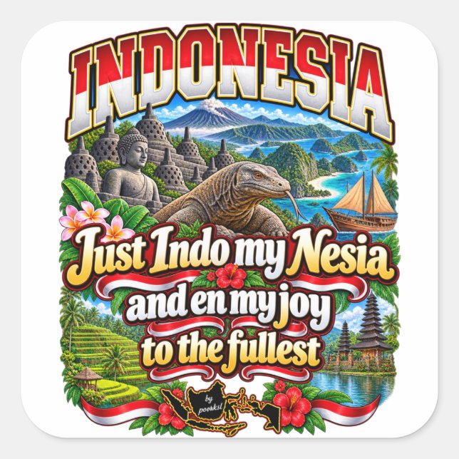 Indonesia sticker (Front)
