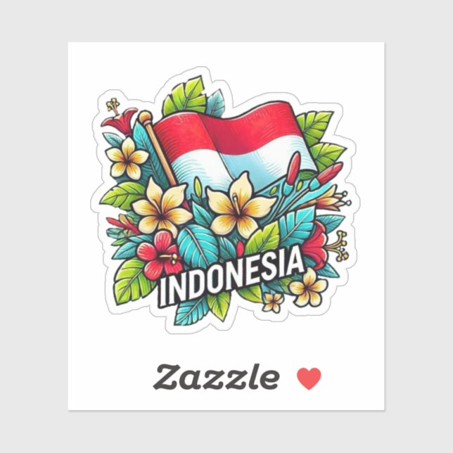 Indonesia Sticker (Sheet)