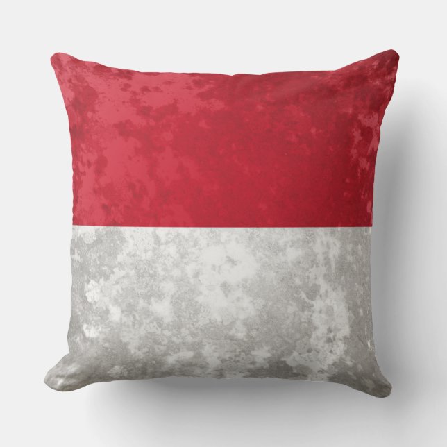 Indonesia Throw Pillow (Front)