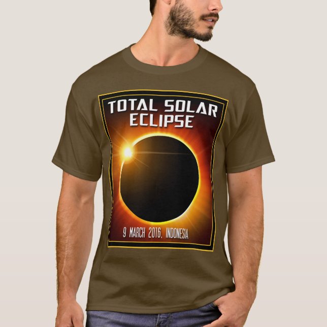 Indonesia Total Solar Eclipse (2016) T-Shirt (Front)
