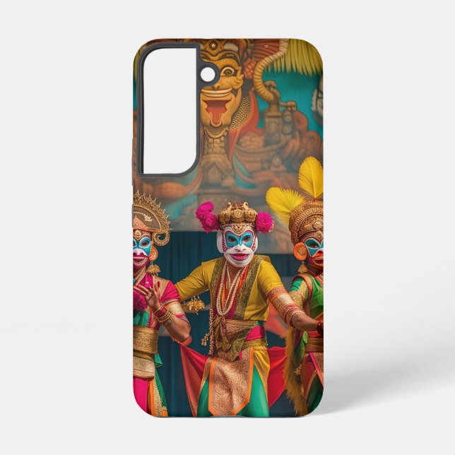 Indonesian Bali Masked Dancers  Samsung Galaxy Case (Back)