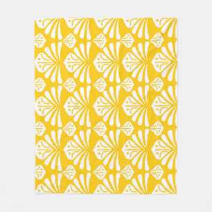 Indonesian batik: kawung, gurda motifs. fleece blanket