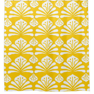 Indonesian batik typical design, combination of ka shower curtain