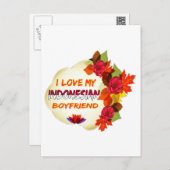 Indonesian Boyfriend Design Postcard (Front/Back)