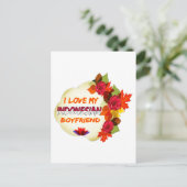 Indonesian Boyfriend Design Postcard (Standing Front)