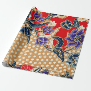 Indonesian design wrapping paper