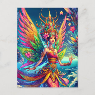 Indonesian Fairy Postcard