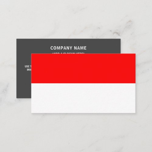 Indonesian Flag Flag of Indonesia Business Card