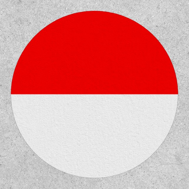 Indonesian Flag, Flag of Indonesia Patch (Front)