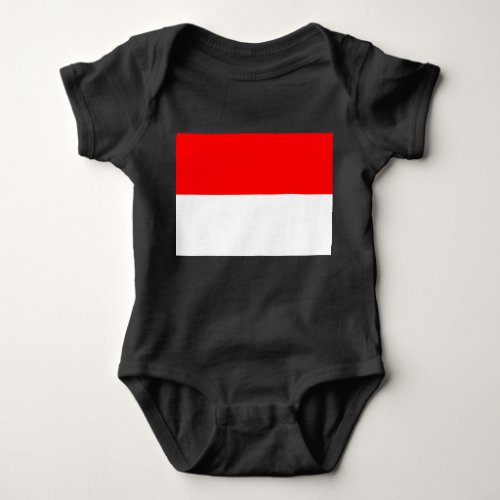 Indonesian Flag Indonesia Baby Bodysuit