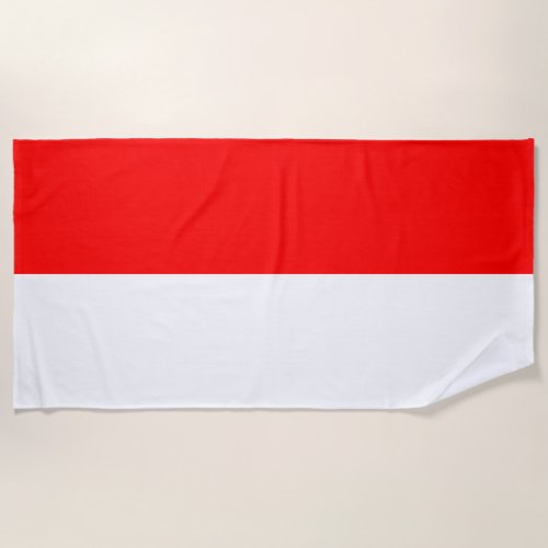 Indonesian Flag Indonesia Beach Towel