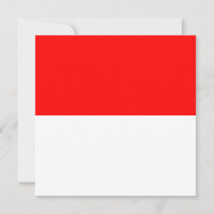 Indonesian Flag (Indonesia) Card