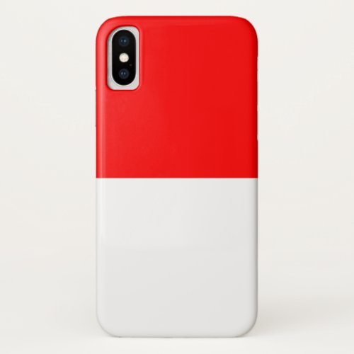 Indonesian Flag Indonesia iPhone X Case