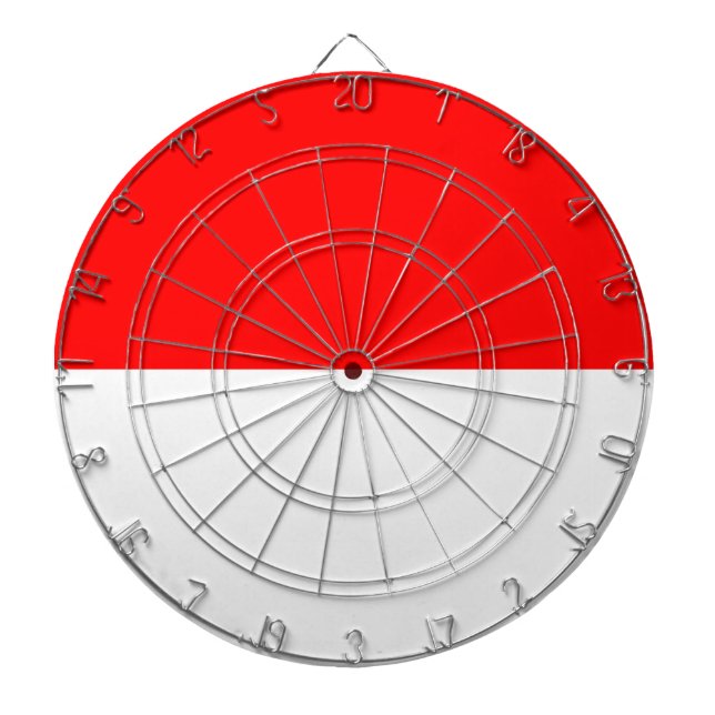 Indonesian Flag (Indonesia) Dart Board (Front)