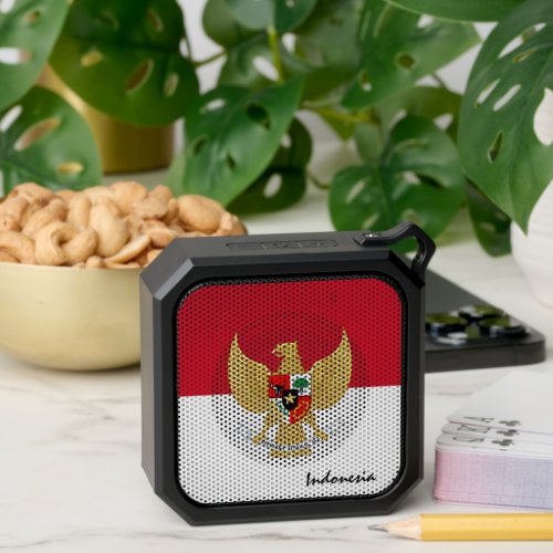 Indonesian Flag Indonesia patriots  sports fan Bluetooth Speaker