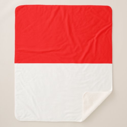 Indonesian Flag Indonesia Sherpa Blanket