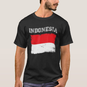 Indonesian Flag Tourist Holiday Destination Indone T-Shirt