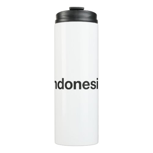 INDONESIAN Hashtag Thermal Tumbler