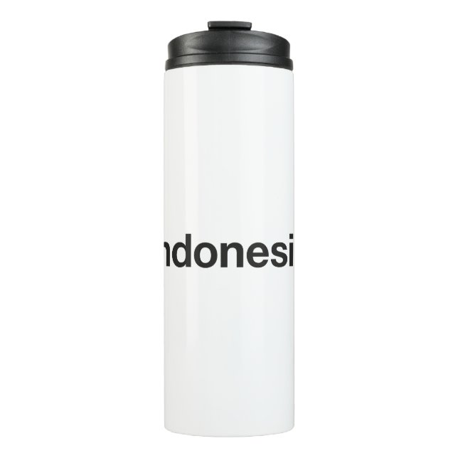INDONESIAN Hashtag Thermal Tumbler (Front)