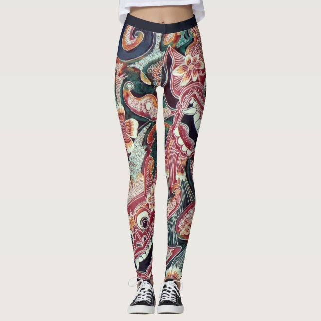 Indonesian Inspiration Leggings (Front)