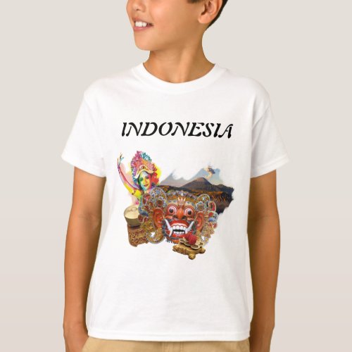 Indonesian Java Dance  cute animal T_Shirt Kids