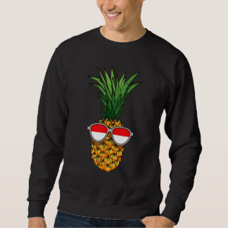 Indonesian Pineapple Indonesia Flag Sunglasses Sum Sweatshirt