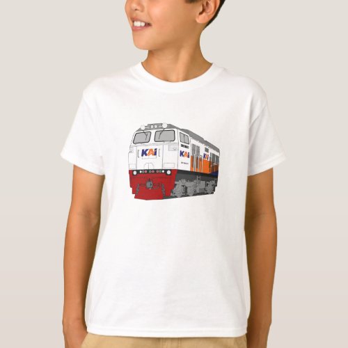 Indonesian Train Locomotive CC206 T_Shirt