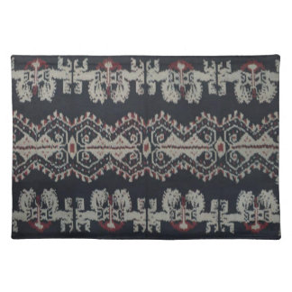 Indonesian Tribal Ikat Textiles Weavings Indonesia Cloth Placemat