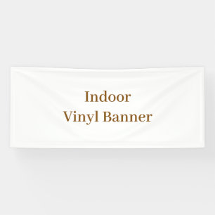 Indoor 2.5' x 6' Vinyl Banner