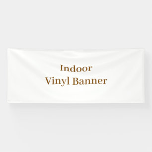 Indoor 4' x 10' Vinyl Banner
