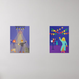 Indoor and Outdoor Party Wall Art Sets
