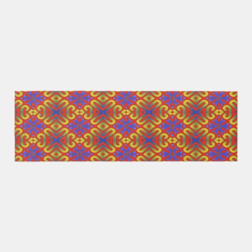 Indoor Area Rug Multi color geometric pattern  Runner