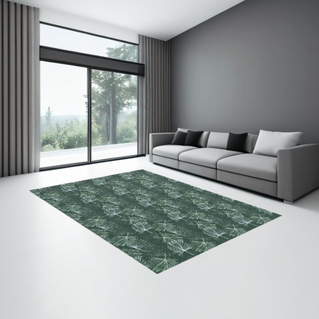 Indoor Area Rug Tropical Palms (Insitu (Indoor 3))