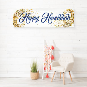 Indoor Banner-Happy Hanukkah Banner