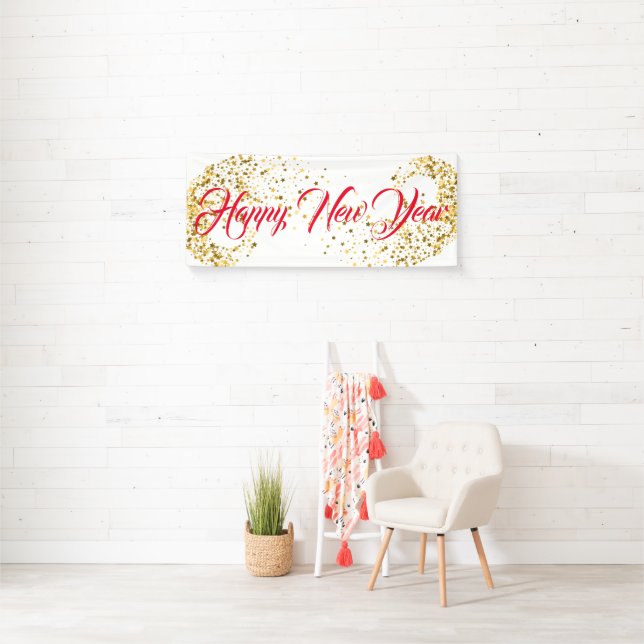 Indoor Banner-Happy New Year Banner (Insitu)