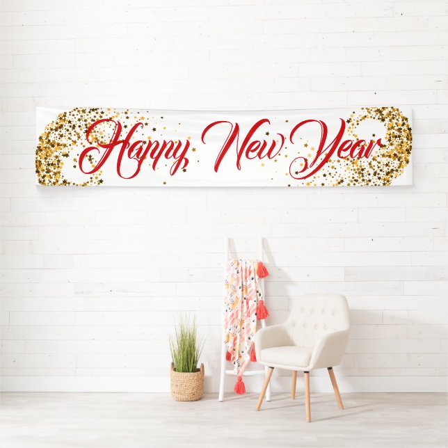 Indoor Banner-Happy New Year Banner (Insitu)