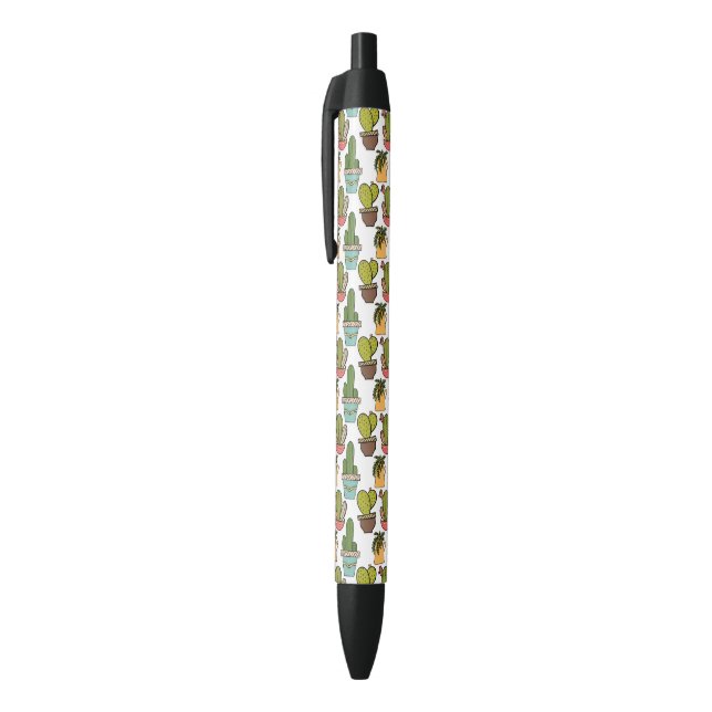 Indoor Cactus & Succulents In Pots Pattern Pen (Top (Vertical))