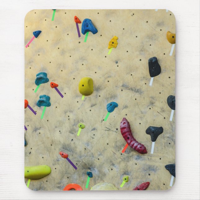 Indoor Climbing Wall - Sports - Holds Mouse Pad (Front)