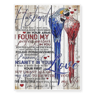 Indoor Decor Customized Gift For Husband Temporary Tattoos