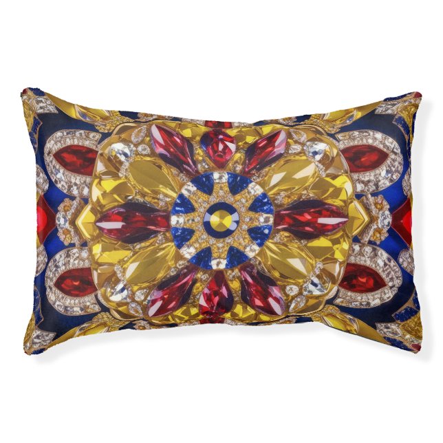 Indoor Dog Bed With Colombian Colors (Front)