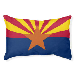 Indoor Dog Bed With flag of Arizona State, USA