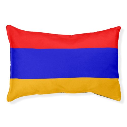 Indoor Dog Bed With flag of Armenia