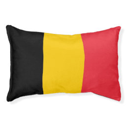 Indoor Dog Bed With flag of Belgium