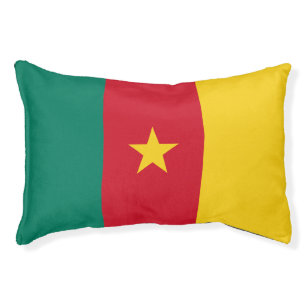 Indoor Dog Bed With flag of Cameroon